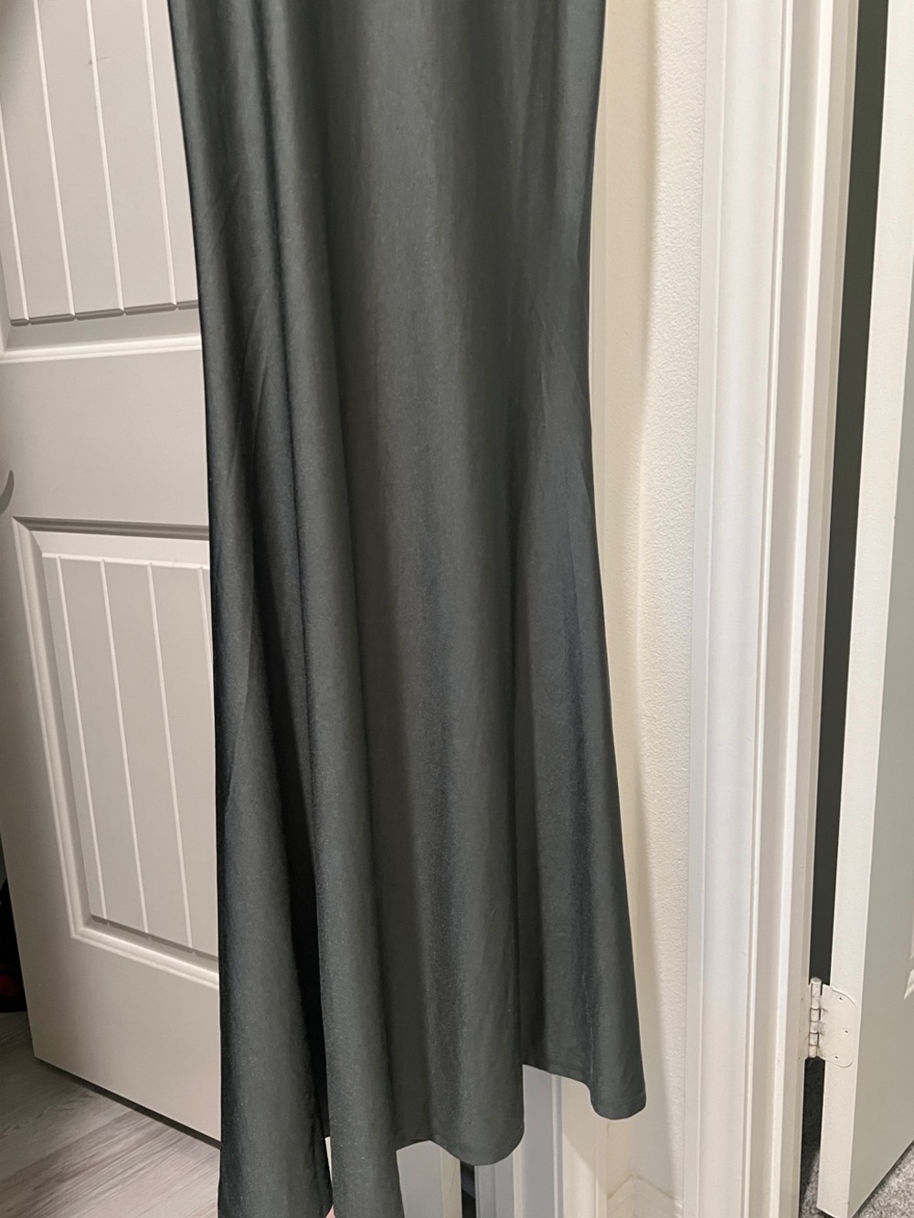 Sage Twist Front Spaghetti Strap Maxi Dress - Picture 7 of 7